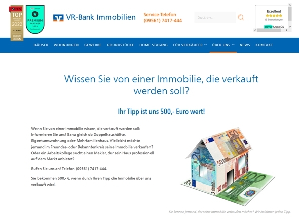 500 Euro für einen Tipp! 500 Euro für einen Tipp!
